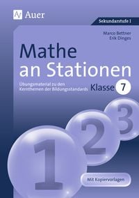 Produktbild: Mathe an Stationen 7