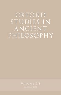 Produktbild: Oxford Studies in Ancient Philosophy, Volume 52