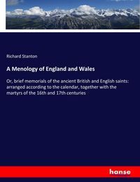 Produktbild: A Menology of England and Wales