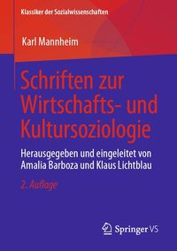 Produktbild: Schriften zur Wirtschafts- und Kultursoziologie