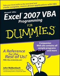 Produktbild: Excel 2007 VBA Programming For Dummies