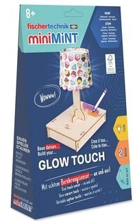 Produktbild: Fischertechnik 579982 - miniMINT, Glow Touch, Lampe, Technik-Holzbausatz ab 8 Jahren