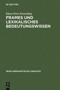Produktbild: Frames und lexikalisches Bedeutungswissen