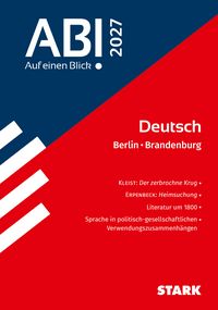 Produktbild: STARK Deutsch - Abi - Auf einen Blick! 2027 Berlin/Brandenburg