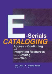 Produktbild: E-Serials Cataloging