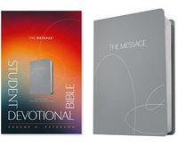 Produktbild: The Message Student Devotional Bible (Leather-Look, Stone Gray)