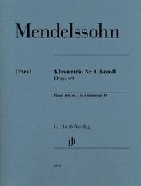Produktbild: Felix Mendelssohn Bartholdy - Klaviertrio Nr. 1 d-moll op. 49