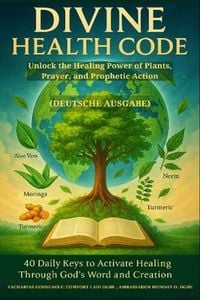 Produktbild: DIVINE HEALTH CODE - 40 Daily Keys to Activate Healing Through God's Word and Creation - Unlock the Healing Power of Plants, Prayer, and Prophetic Act