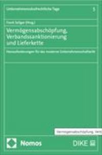 Produktbild: Verm&ouml;gensabsch&ouml;pfung, Verbandssanktionierung und Lieferkette