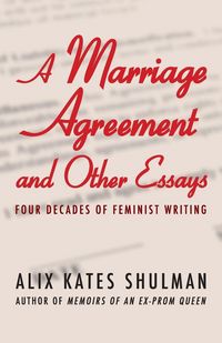 Produktbild: A Marriage Agreement and Other Essays