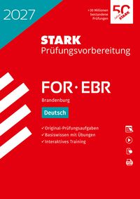 Produktbild: STARK Deutsch - FOR/EBR 2027 Brandenburg - Pr&uuml;fungsvorbereitung