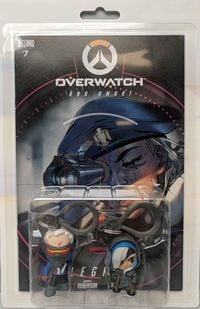 Produktbild: Overwatch Ana and Soldier 76 Comic Book and Backpack Hanger Two-Pack