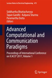 Produktbild: Advanced Computational and Communication Paradigms