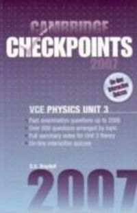 Produktbild: Cambridge Checkpoints Vce Physics Unit 3 2007