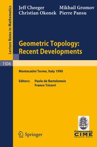 Produktbild: Geometric Topology: Recent Developments