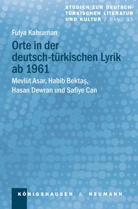 Produktbild: Orte in der deutsch-t&uuml;rkischen Lyrik ab 1961