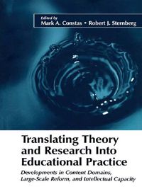 Produktbild: Translating Theory and Research Into Educational Practice