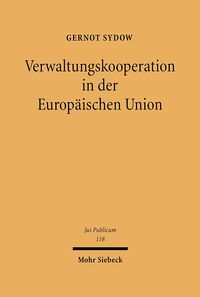 Produktbild: Verwaltungskooperation in der Europ&auml;ischen Union