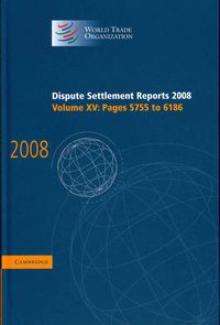 Produktbild: Dispute Settlement Reports 2008