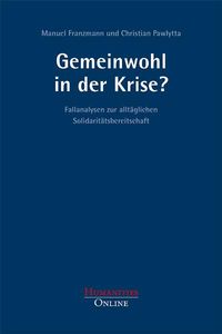 Produktbild: Gemeinwohl in der Krise?