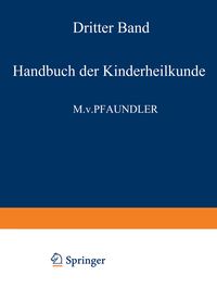 Produktbild: Handbuch der Kinderheilkunde