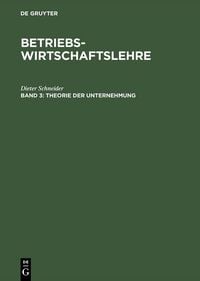 Produktbild: Theorie der Unternehmung