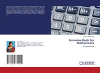 Produktbild: Formulae Book For Mathematics