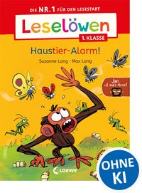 Produktbild: Lesel&ouml;wen 1. Klasse - Jim ist mies drauf - Haustier-Alarm!