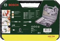 Bosch Accessories 2607017367 V-LINE TiN 103teilig Bohrer- und Bit-Sortiment