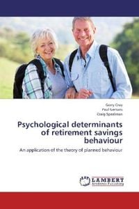 Produktbild: Croy, G: Psychological determinants of retirement savings be