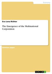 Produktbild: The Emergence of the Multinational Corporation
