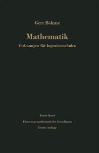 Produktbild: Vorlesungen f&uuml;r Ingenieurschulen