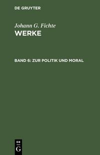 Produktbild: Zur Politik und Moral