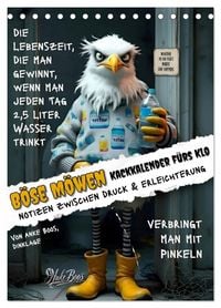 Produktbild: B&ouml;se M&ouml;wen - Kackkalender f&uuml;rs Klo (Tischkalender 2027 DIN A5 hoch), CALVENDO Monatskalender