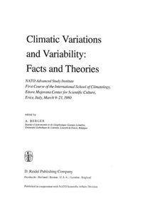 Produktbild: Climatic Variations and Variability: Facts and Theories