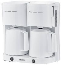 Produktbild: Severin KA 9314 Kaffeemaschine Wei&szlig; Fassungsverm&ouml;gen Tassen=16 Isolierkanne