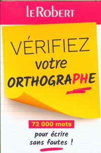 Produktbild: Verifiez votre orthographe