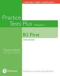 Produktbild: Cambridge English Qualifications: B2 First Practice Tests Plus Volume 1