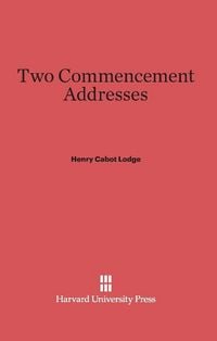 Produktbild: Two Commencement Addresses