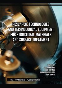 Produktbild: Research, Technologies and Technological Equipment for Structural Materials and Surface Treatment