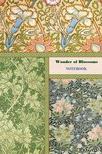 Produktbild: Wonder of Blossoms NOTEBOOK [ruled Notebook/Journal/Diary to write in, 60 sheets, Medium Size (A5) 6x9 inches]