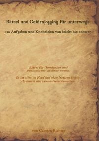 Produktbild: R&auml;tsel und Gehirnjogging f&uuml;r unterwegs
