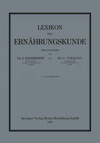 Bild vom Artikel Lexikon der Ernährungskunde vom Autor Ernst Mayerhofer