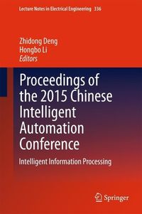 Produktbild: Proceedings of the 2015 Chinese Intelligent Automation Conference