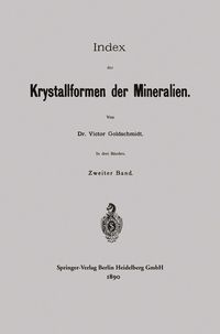 Produktbild: Index der Krystallformen der Mineralien