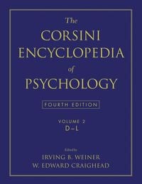 Produktbild: The Corsini Encyclopedia of Psychology, Volume 2