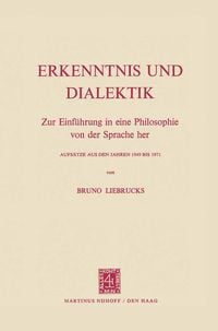 Produktbild: Erkenntnis und Dialektik