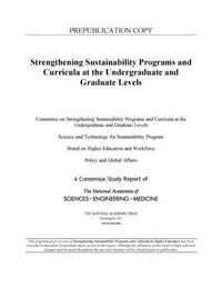 Produktbild: Strengthening Sustainability Programs and Curricula at the Undergraduate and Graduate Levels