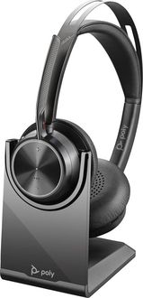Produktbild: HP Poly Voyager Focus 2 On Ear Headset Bluetooth&reg; Stereo Schwarz Noise Cancelling Headset Computer