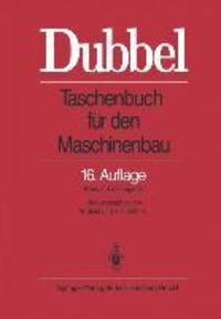 Produktbild: Dubbel: Taschenbuch f&uuml;r den Maschinenbau